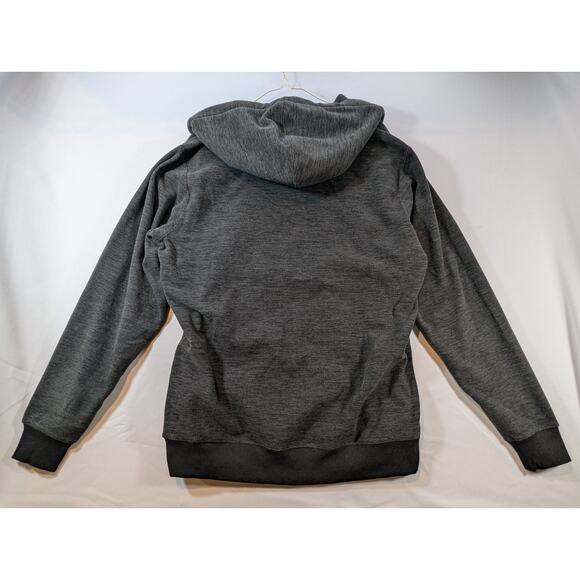 NWT Billabong Summit Full Zip Fleece Hoodie in Black Heather sz Large - Picture 7 of 7